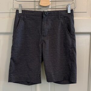 Boy's Old Navy Smoke Grey Heathered Tech Adjustable Waist Shorts Size 8